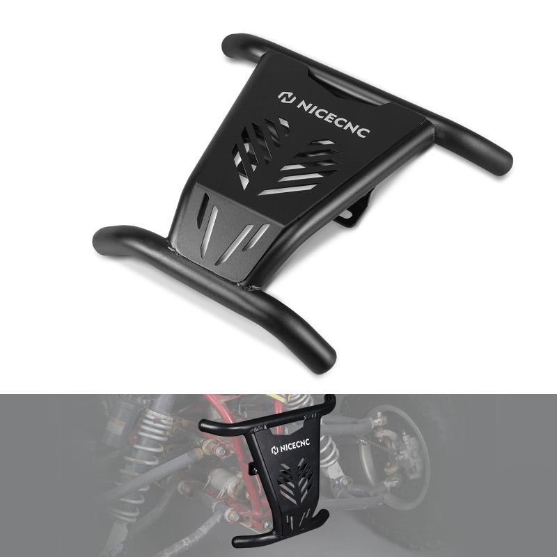 NICECNC Aluminum Front Bumper Protector Compatible with Yamaha Raptor 700 20162026 Raptor 700R 20162026 Replacement for 1PEF57120000